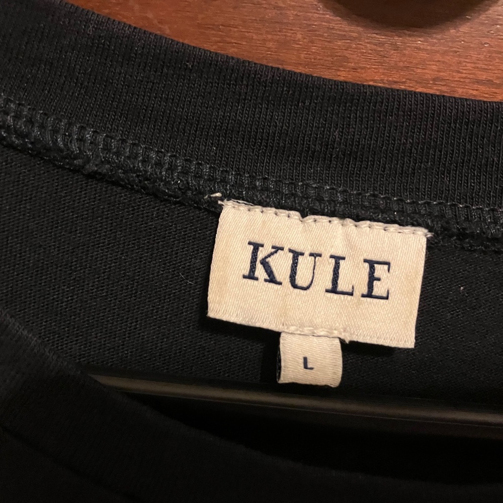 Kule Navy Blue Long Sleeve Top - Picture 3 of 3